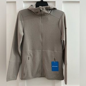 Columbia Sadlers Crest Lightweight Waffle Full Zip Hoodie. NWT Small